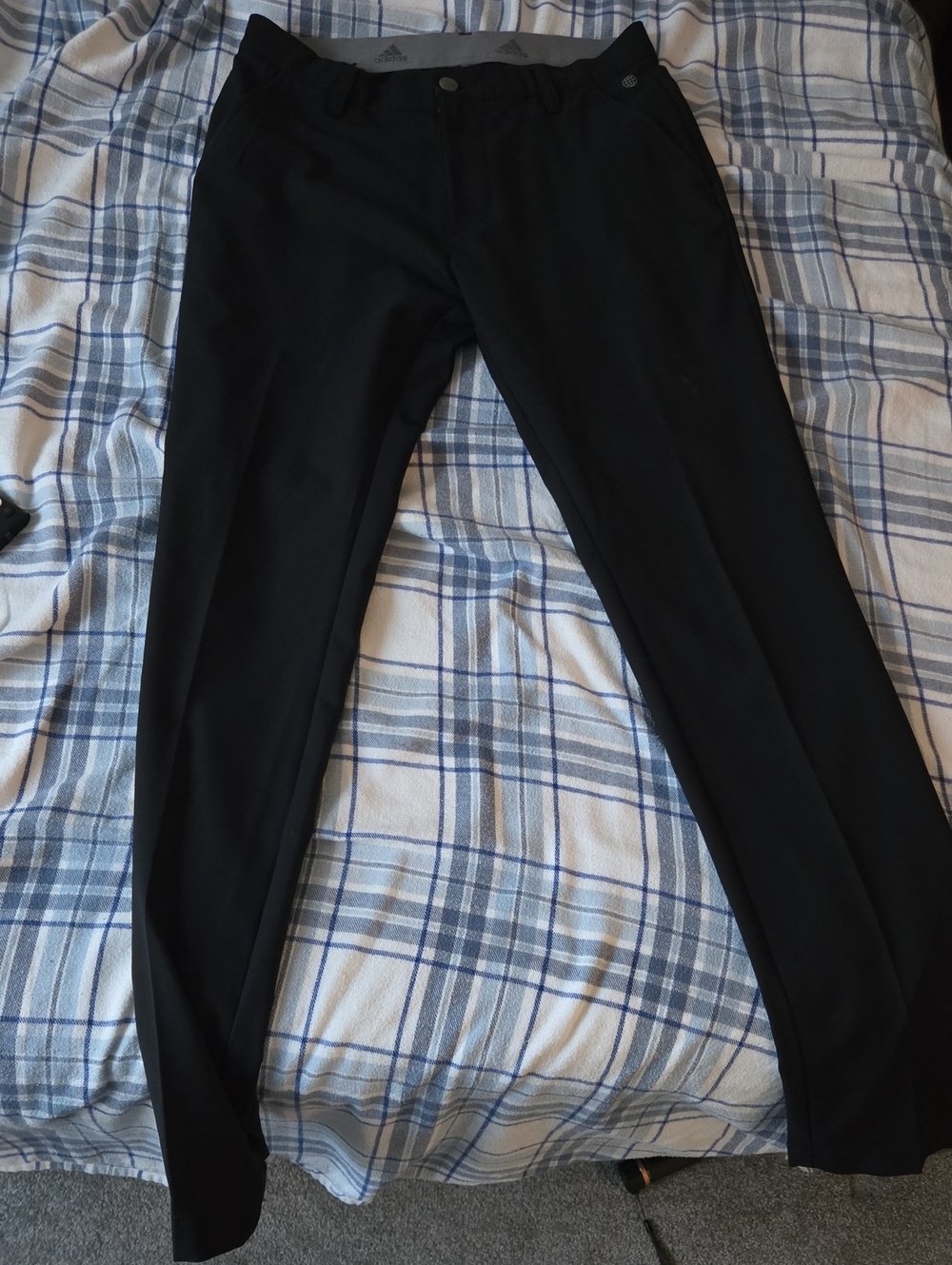 adidas Black Men's Golf Chinos